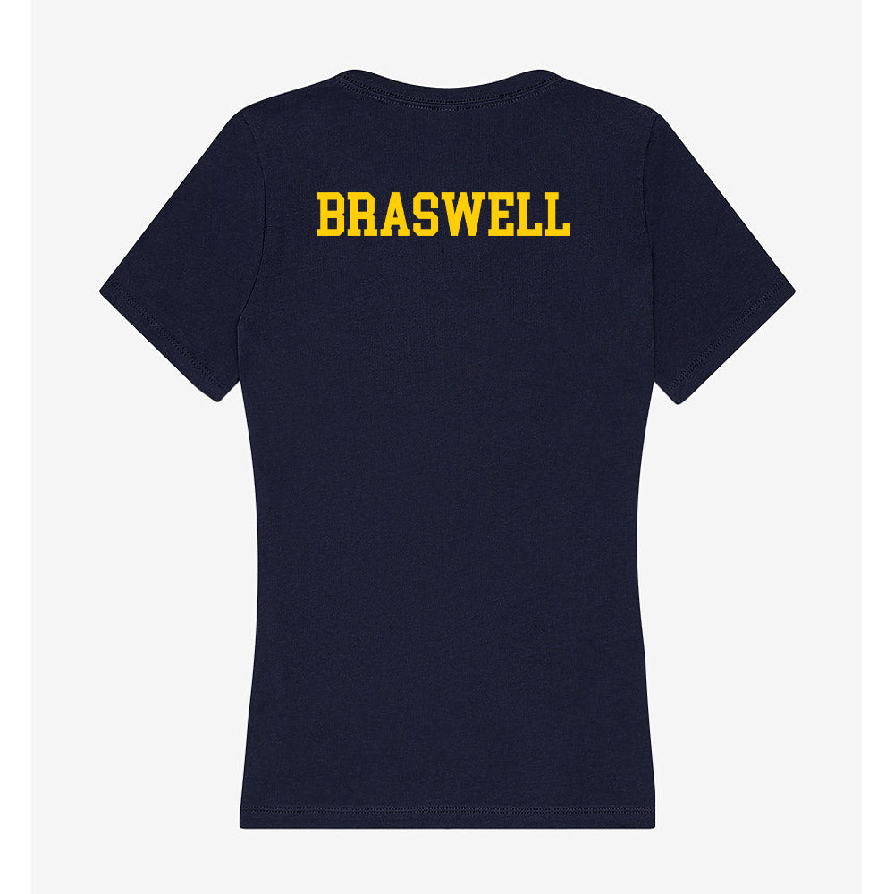 UCO - NCAA Wrestling : Cameron Braswell - Women's V-Neck T-Shirt-1
