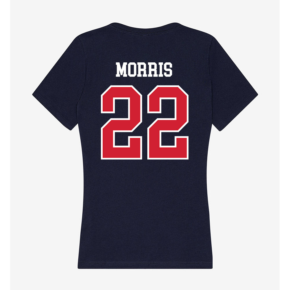 USI - NCAA Men's Soccer : Garrett Morris - Women's V-Neck T-Shirt-1
