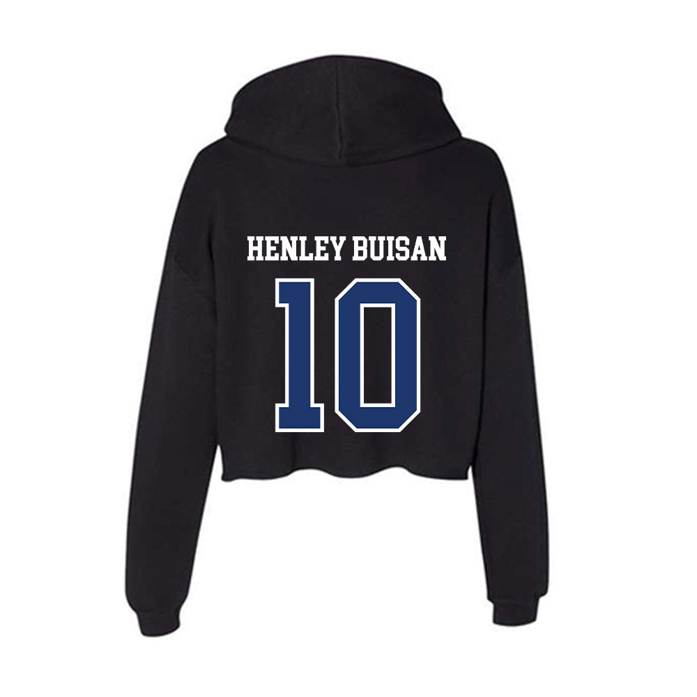 FGCU - NCAA Women's Soccer : Maya Henley Buisan - Women's Crop Fleece Hoodie-1