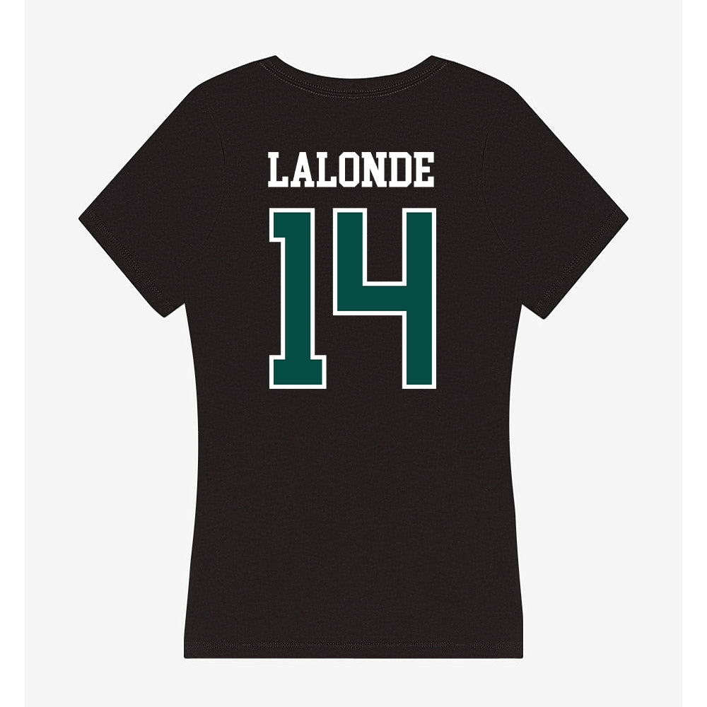 Clarkson - NCAA Women's Ice Hockey : Gabrielle Lalonde - Women's V-Neck T-Shirt-1