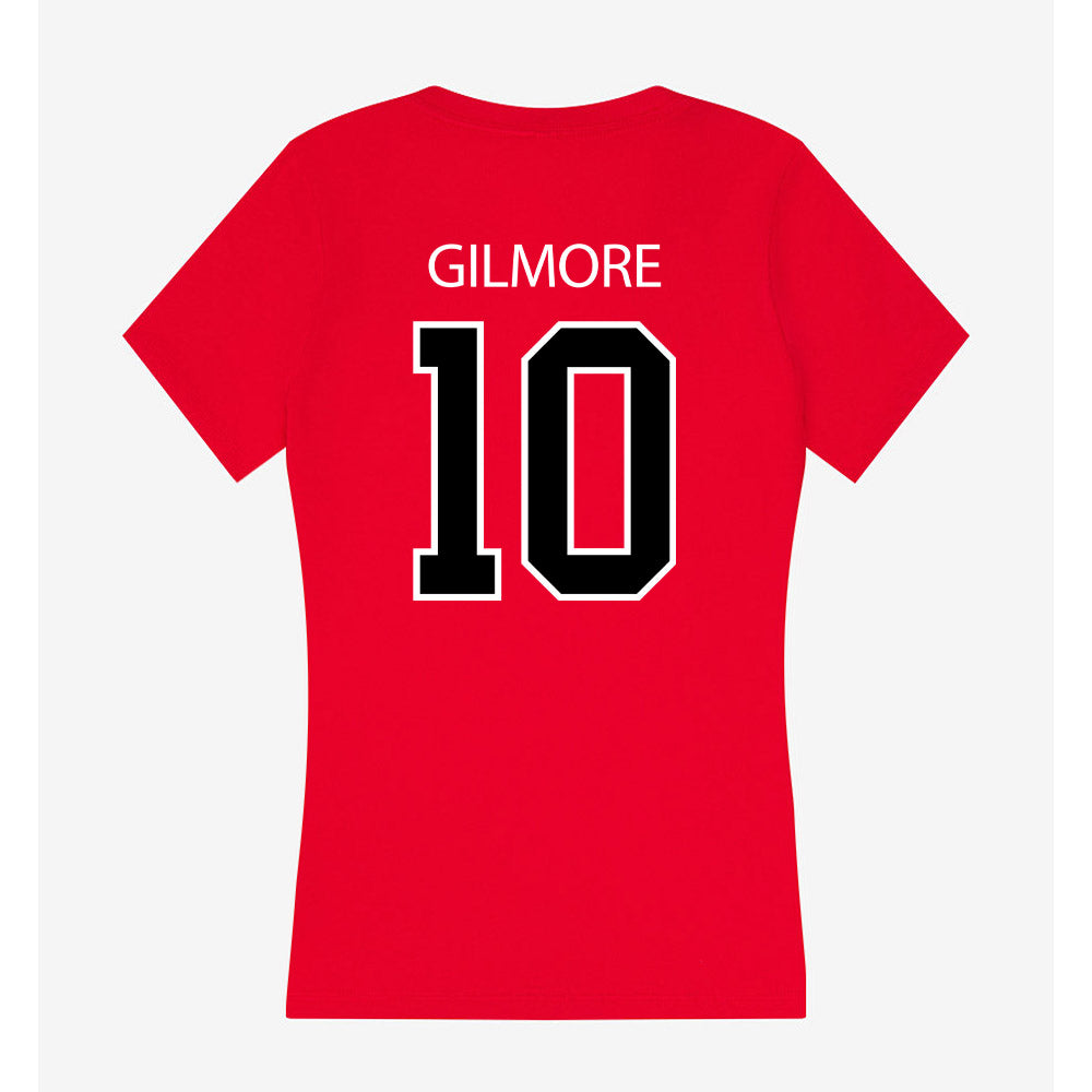 Marist - NCAA Football : Dylan Gilmore - Women's V-Neck T-Shirt-1
