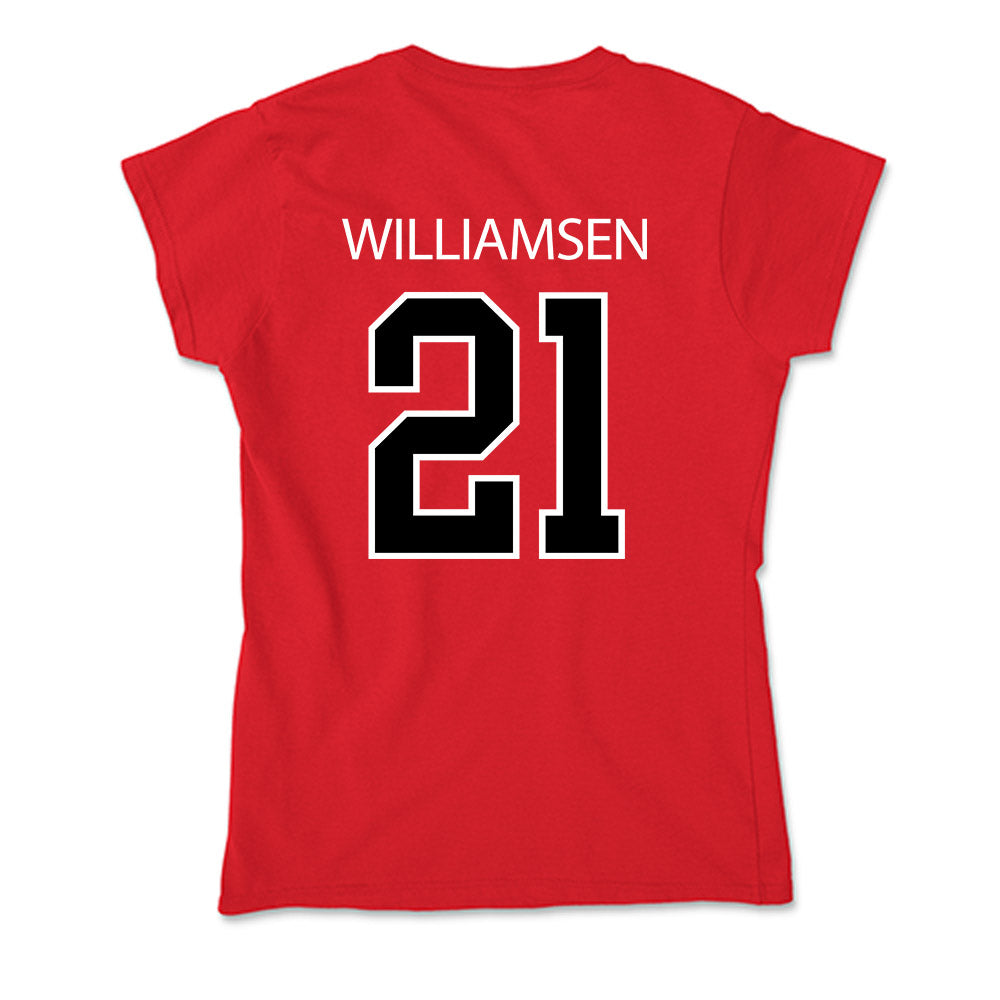 Marist - NCAA Women's Basketball : Danielle Williamsen - Soft Style Women’s T-Shirt-1