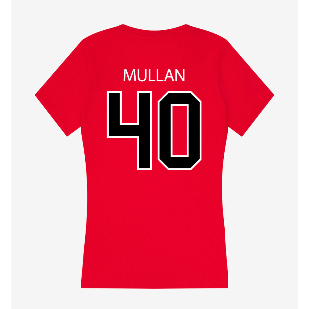 Marist - NCAA Men's Lacrosse : Andrew Mullan - Women's V-Neck T-Shirt-1