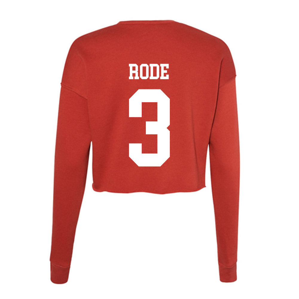 MSUM - NCAA Football : Parker Rode - Women's Cropped Crew Fleece-1