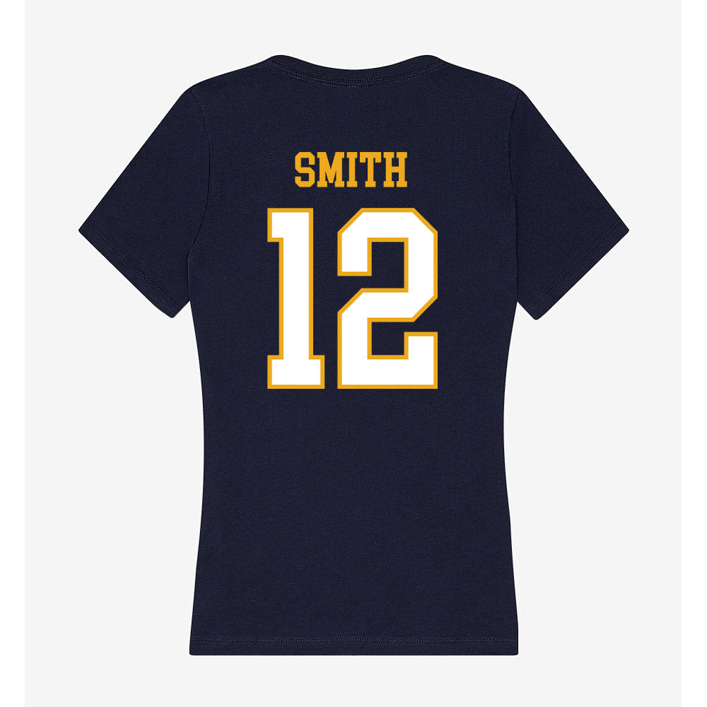 ETBU - NCAA Men's Basketball : Robert Smith - Women's V-Neck T-Shirt-1