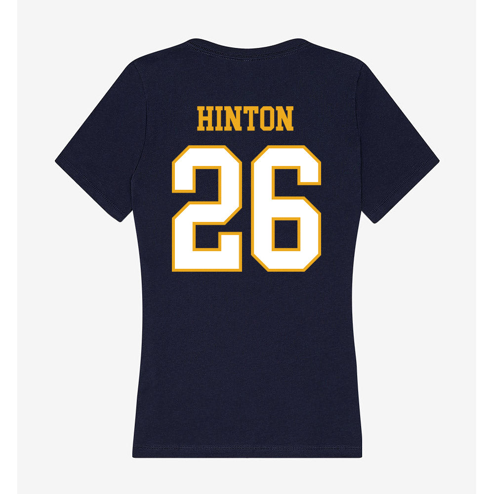 ETBU - NCAA Football : Torryan Hinton - Women's V-Neck T-Shirt-1
