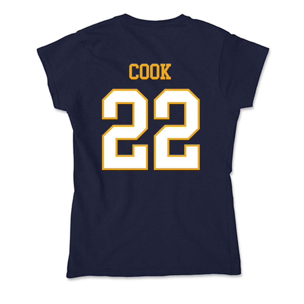 ETBU - NCAA Men's Basketball : Ethan Cook - Soft Style Women’s T-Shirt-1
