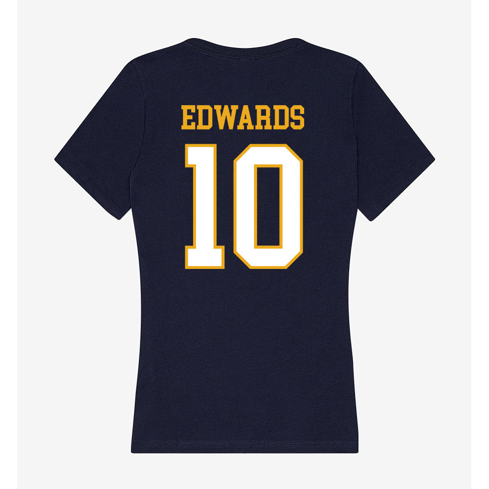 ETBU - NCAA Men's Basketball : Randy Edwards - Women's V-Neck T-Shirt-1