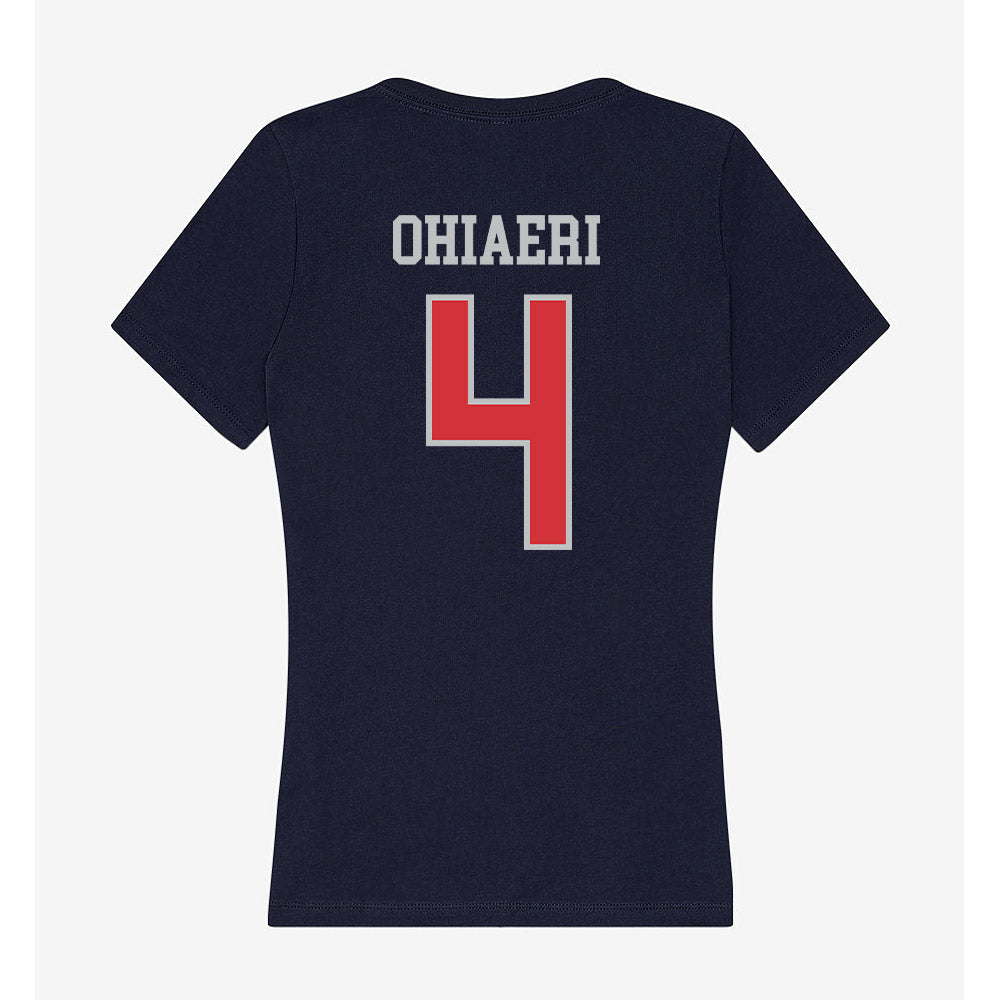 SMC - NCAA Women's Basketball : Charlece Ohiaeri - Women's V-Neck T-Shirt-1