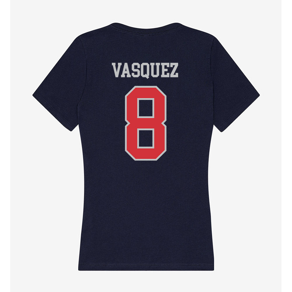 SMC - NCAA Softball : Odhi Vasquez - Women's V-Neck T-Shirt-1