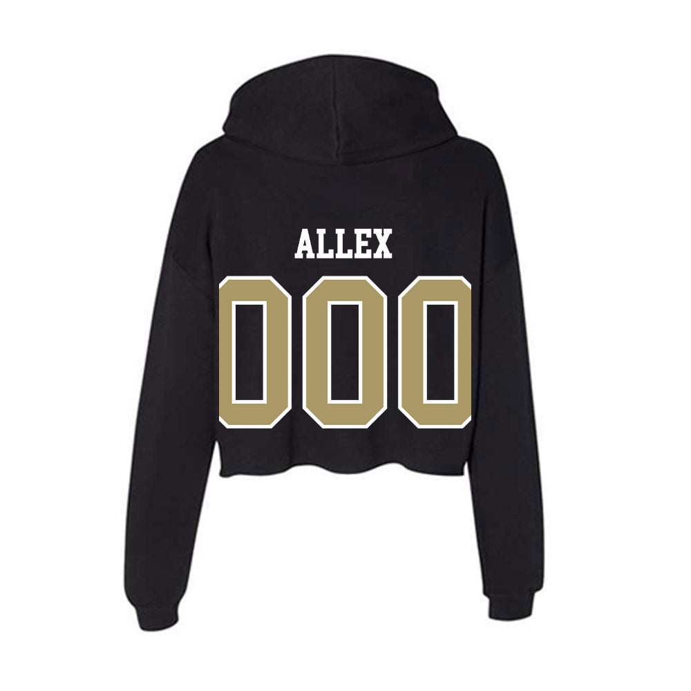SMSU - NCAA Football : Jacob Allex - Women's Crop Fleece Hoodie-1