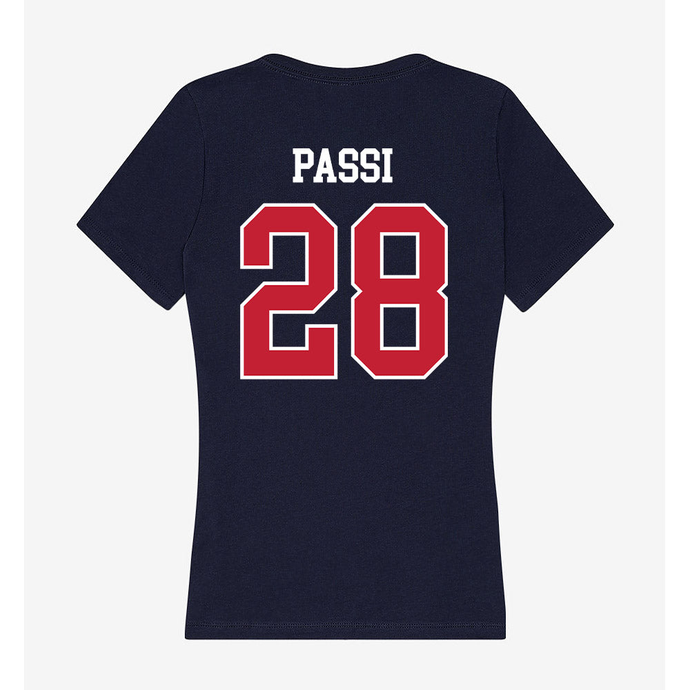 Utah Tech - NCAA Football : Moe Passi - Women's V-Neck T-Shirt-1