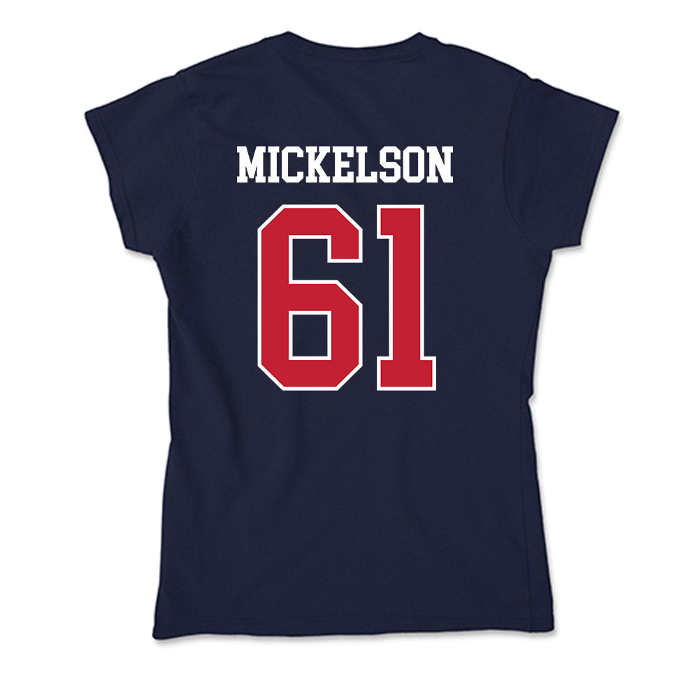 Utah Tech - NCAA Football : Connor Mickelson - Soft Style Women’s T-Shirt-1