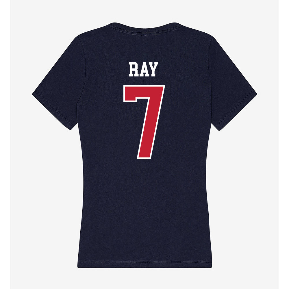 Utah Tech - NCAA Baseball : Tyler Ray - Women's V-Neck T-Shirt-1