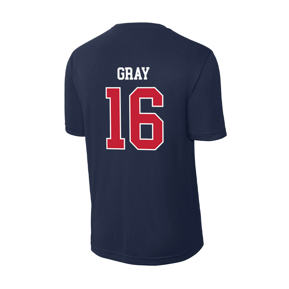 Utah Tech - NCAA Men's Soccer : Caellum Gray - Activewear T-Shirt-1
