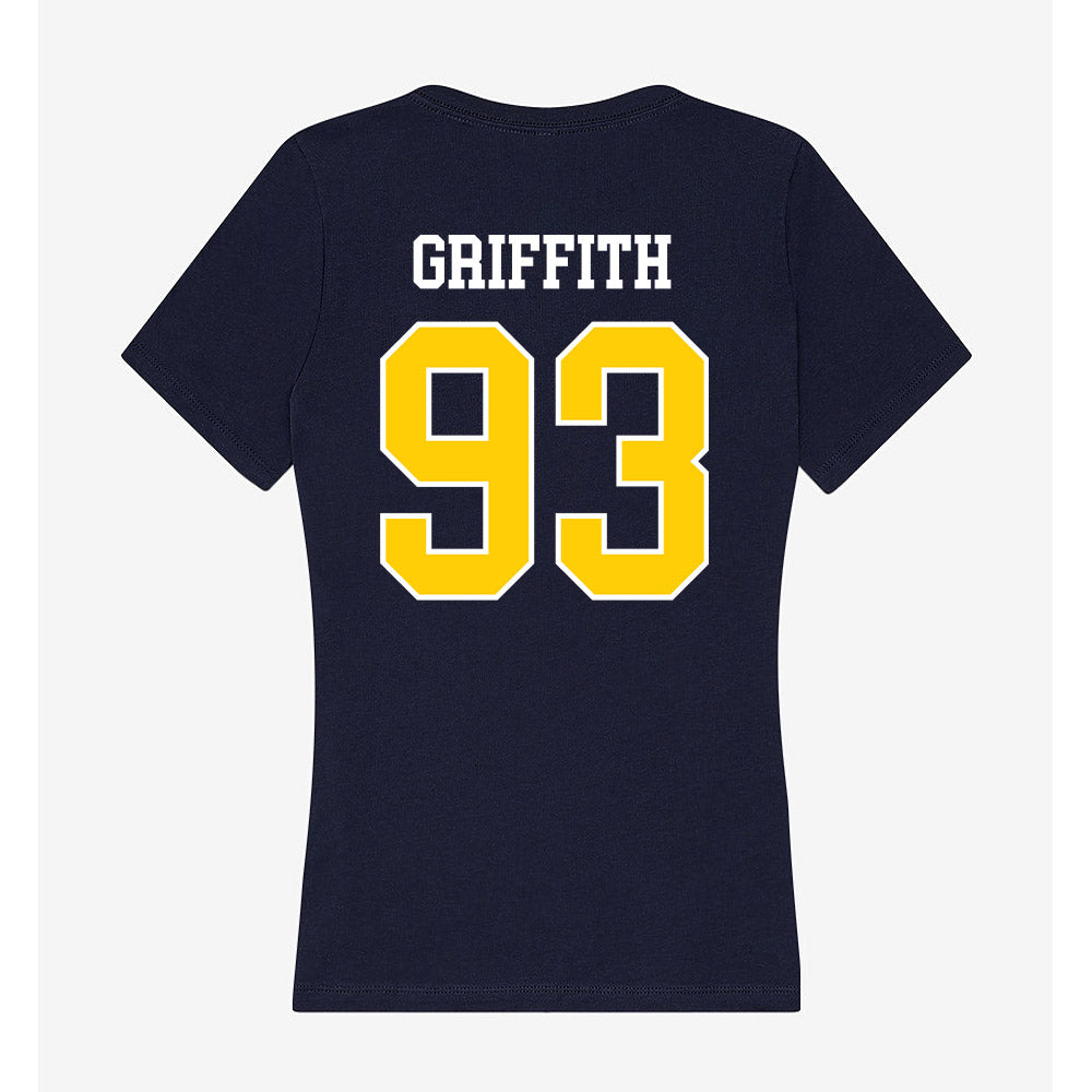 Toledo - NCAA Football : Reice Griffith - Women's V-Neck T-Shirt-1