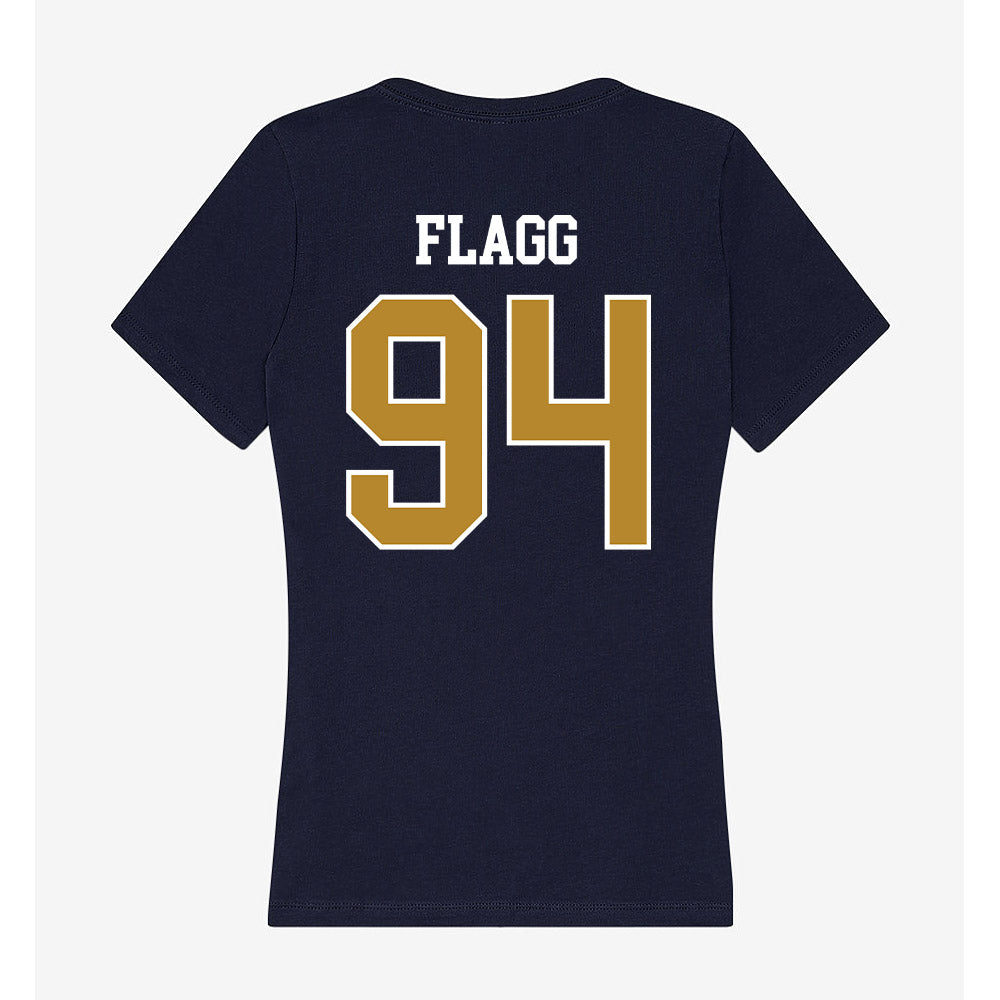 FIU - NCAA Football : Jamorie Flagg - Women's V-Neck T-Shirt-1