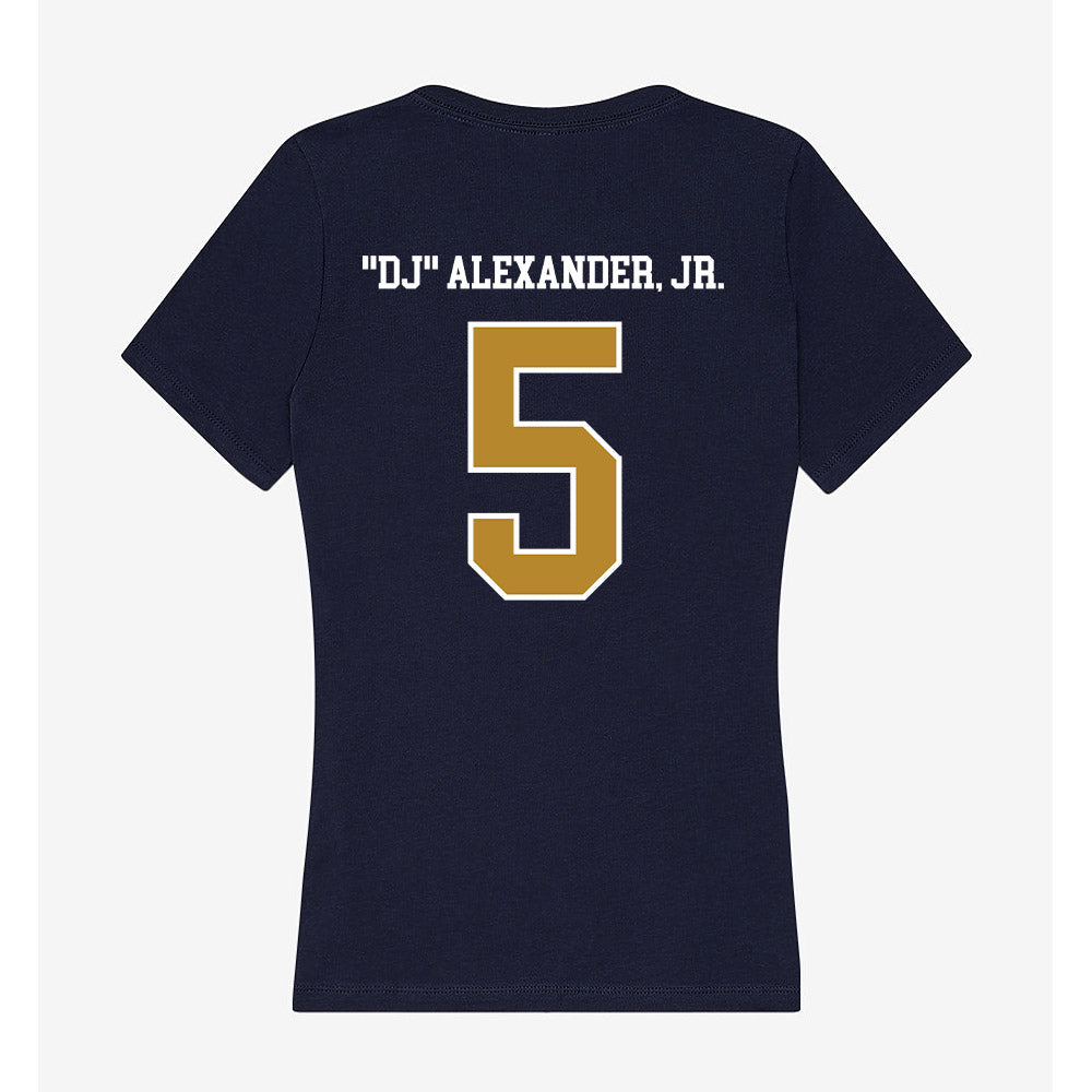 FIU - NCAA Football : Delancy "DJ" Alexander, Jr. - Women's V-Neck T-Shirt-1