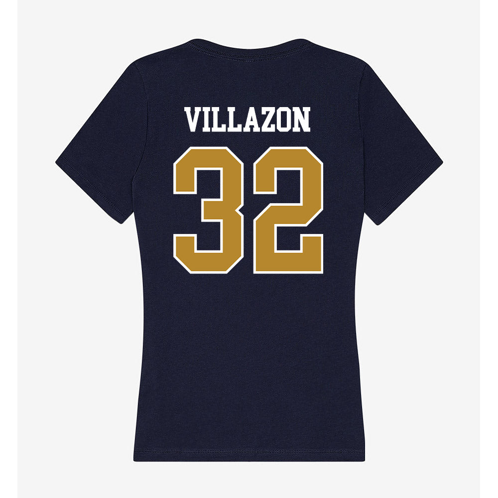 FIU - NCAA Softball : Meagan Villazon - Women's V-Neck T-Shirt-1