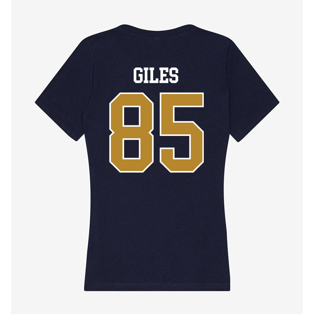 FIU - NCAA Football : Donovan Giles - Women's V-Neck T-Shirt-1