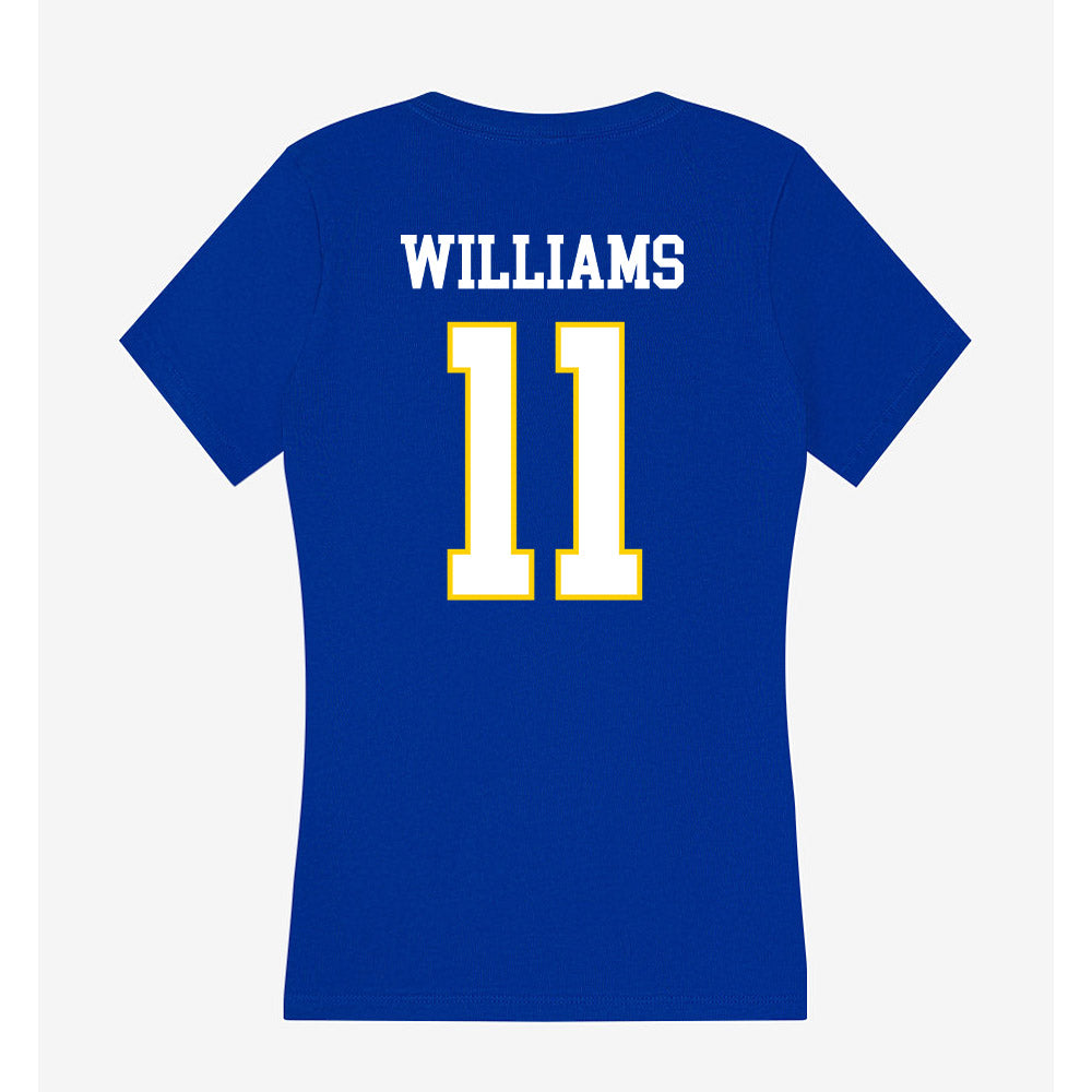 Southeastern - NCAA Men's Basketball : Jalen Williams - Women's V-Neck T-Shirt-1