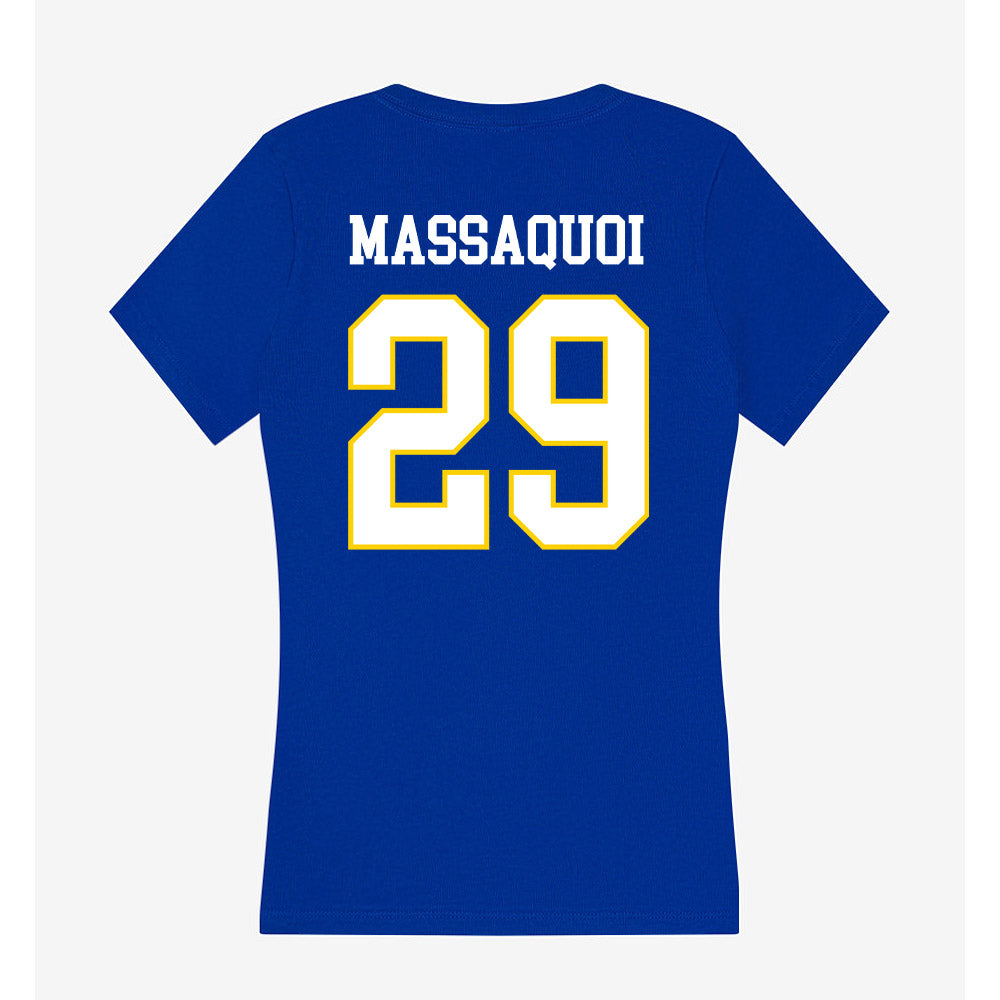 Southeastern - NCAA Football : Titus Massaquoi - Women's V-Neck T-Shirt-1