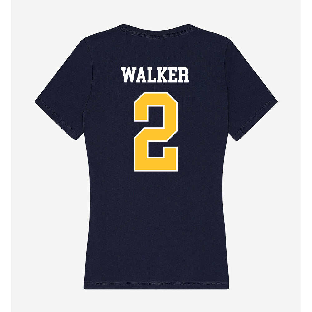 North Carolina A&T - NCAA Women's Basketball : Londyn walker Walker - Women's V-Neck T-Shirt-1