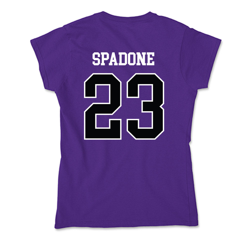 Stonehill - NCAA Women's Ice Hockey : Seina Spadone - Soft Style Women’s T-Shirt-1