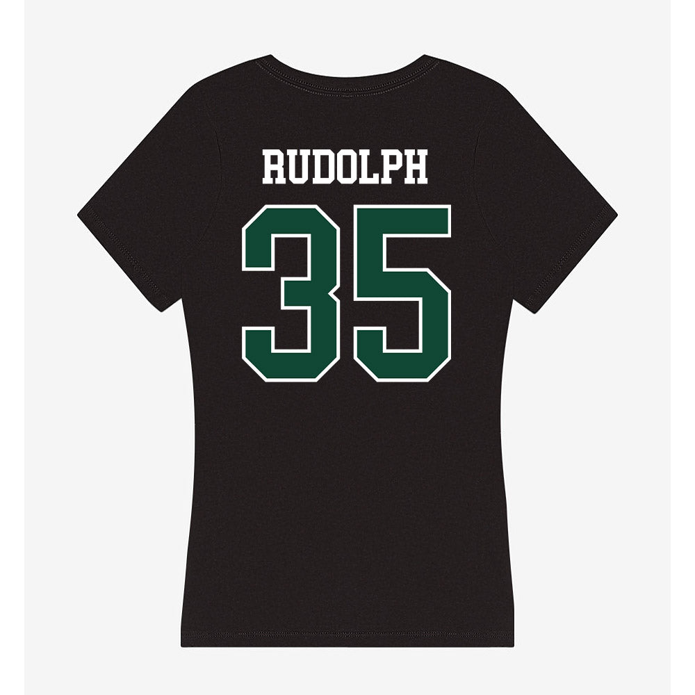 Tiffin - NCAA Football : Benjamin Rudolph - Women's V-Neck T-Shirt-1