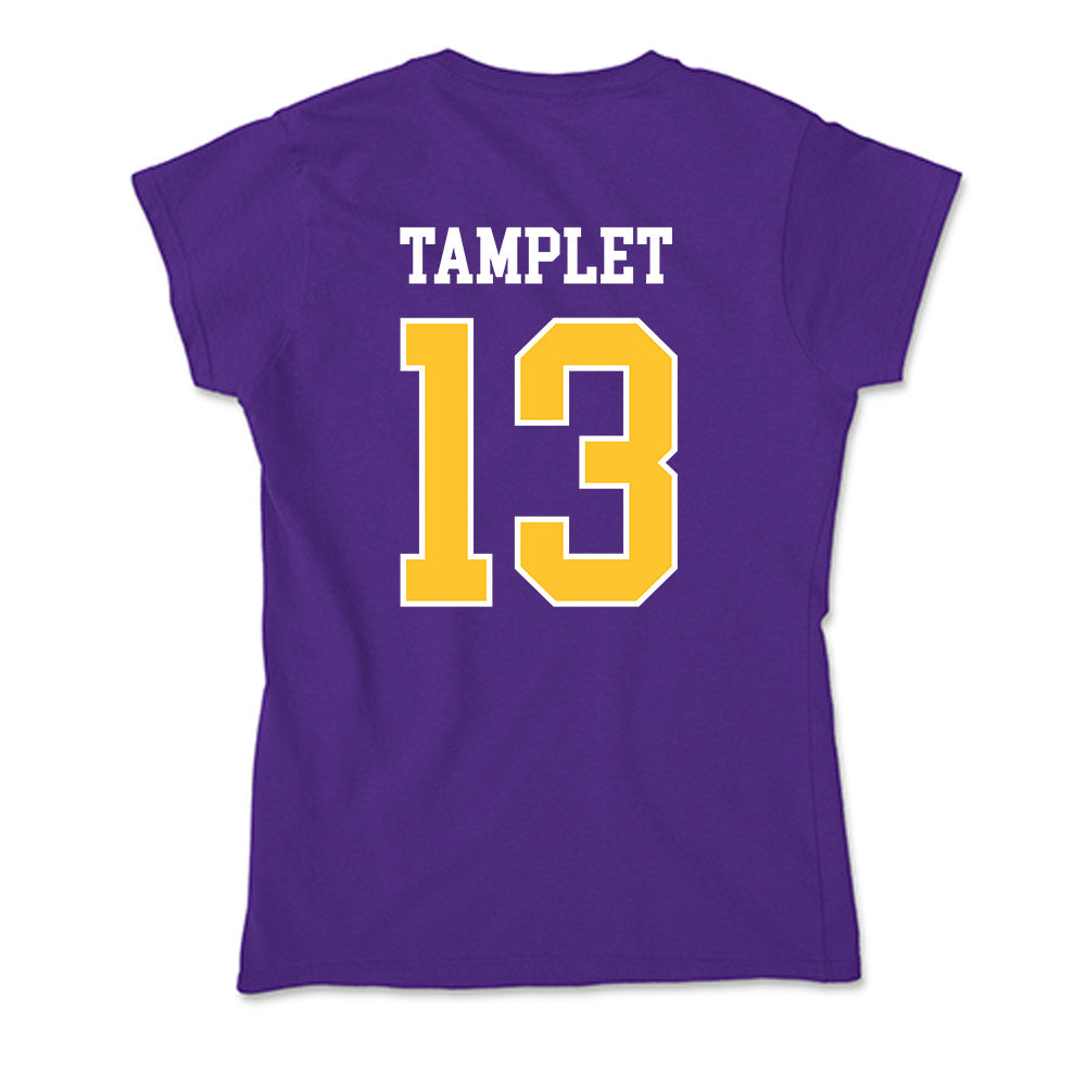 LSUA - NCAA Baseball : Nash Tamplet - Soft Style Women’s T-Shirt-1