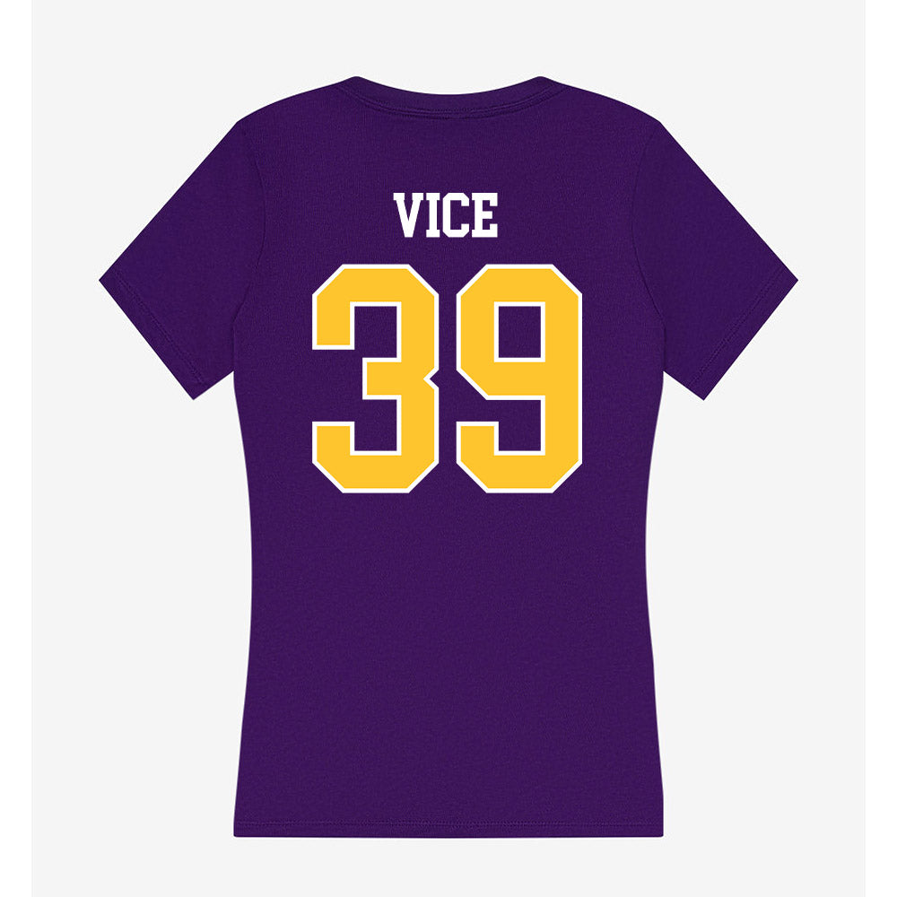 LSUA - NCAA Baseball : William Vice - Women's V-Neck T-Shirt-1
