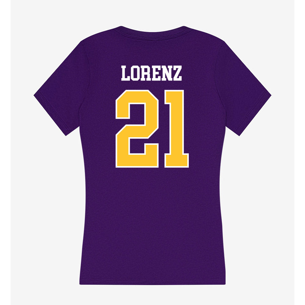 LSUA - NCAA Baseball : Austin Lorenz - Women's V-Neck T-Shirt-1