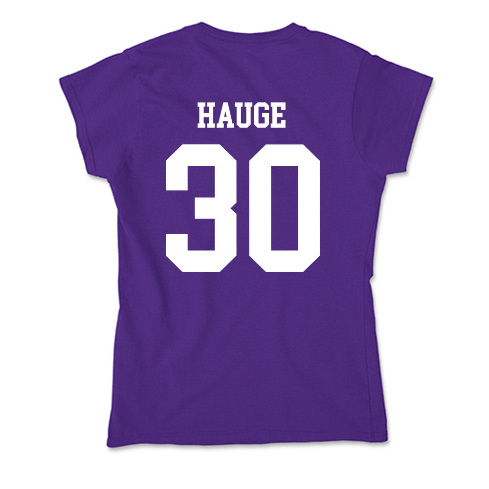 UST - NCAA Women's Basketball : Laura Hauge - Soft Style Women’s T-Shirt-1