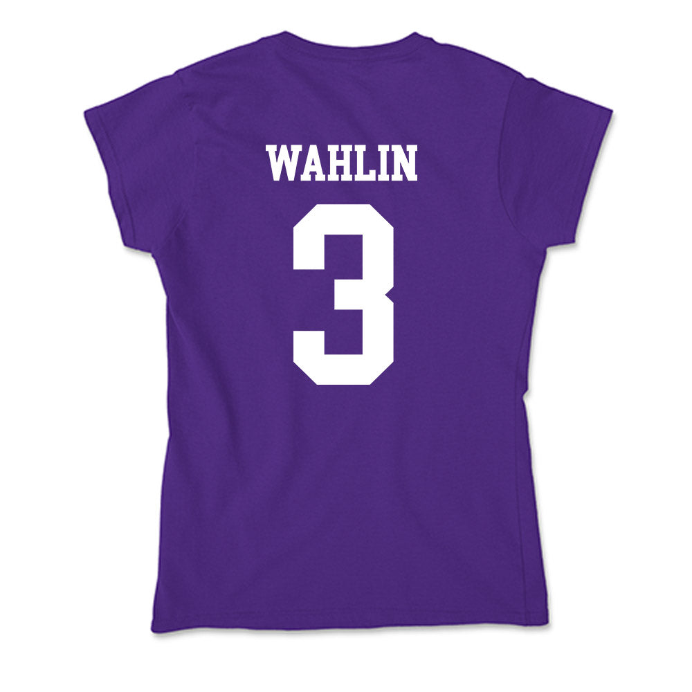 UST - NCAA Men's Ice Hockey : Lucas Wahlin - Soft Style Women’s T-Shirt-1