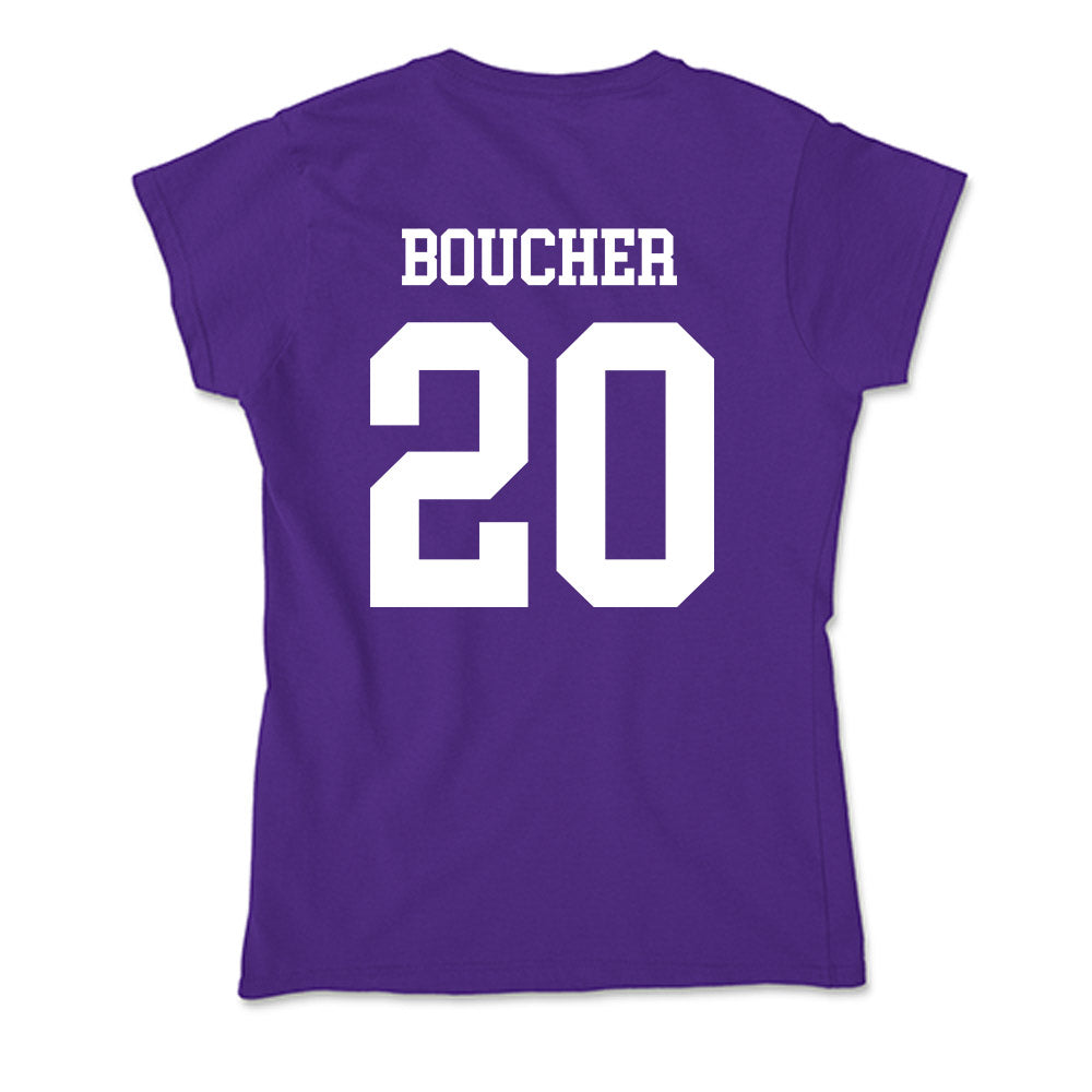 UST - NCAA Football : Charlie Boucher - Soft Style Women’s T-Shirt-1