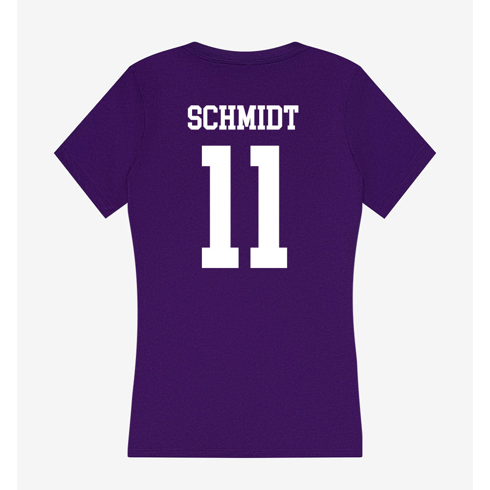 UST - NCAA Women's Volleyball : Anya Schmidt - Women's V-Neck T-Shirt-1