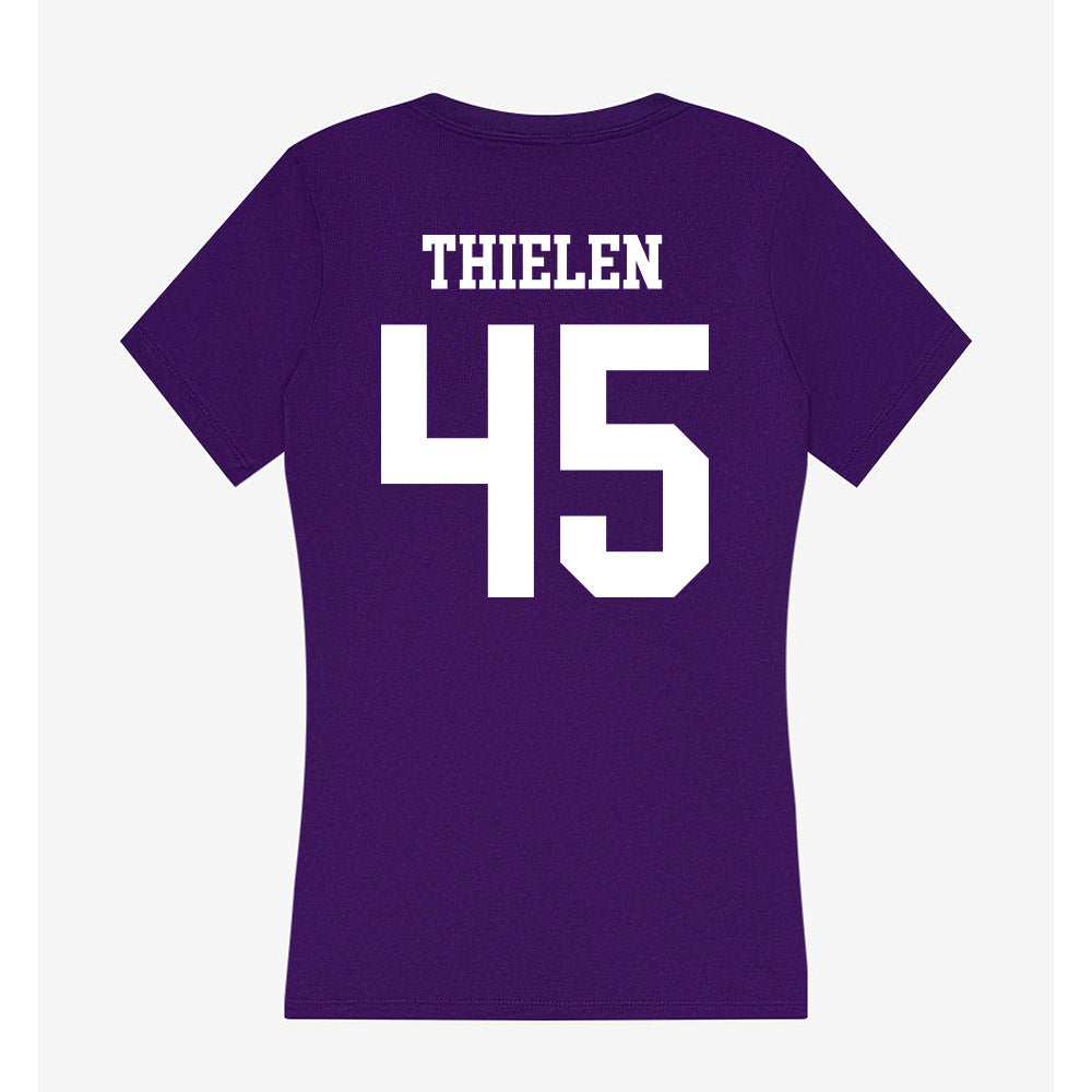 UST - NCAA Football : Beau Thielen - Women's V-Neck T-Shirt-1