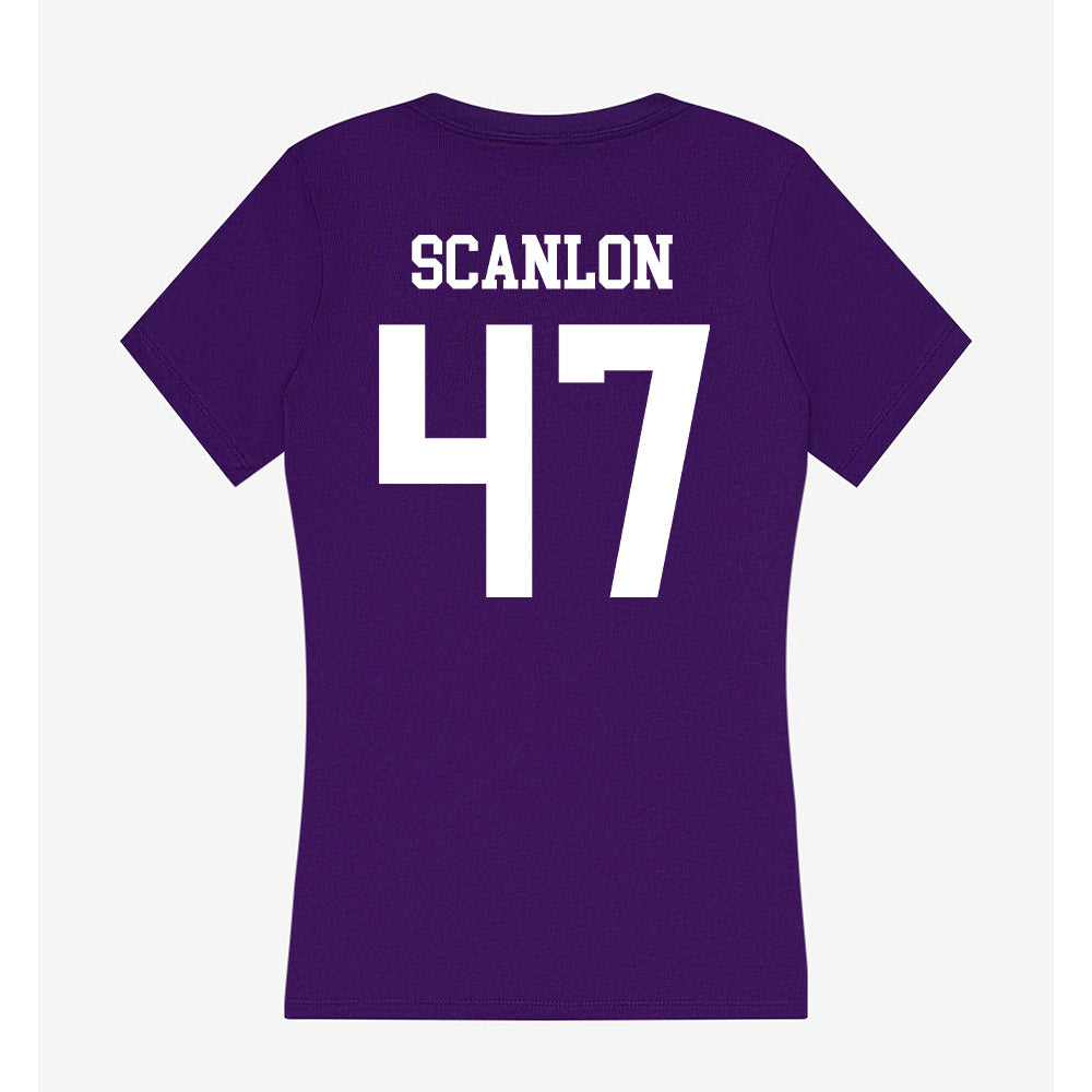 UST - NCAA Baseball : Jack Scanlon - Women's V-Neck T-Shirt-1