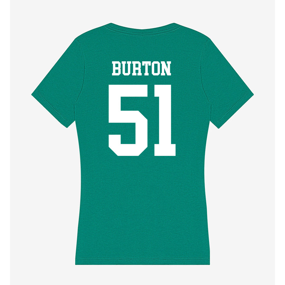 UAM - NCAA Baseball : Drew Burton - Women's V-Neck T-Shirt-1