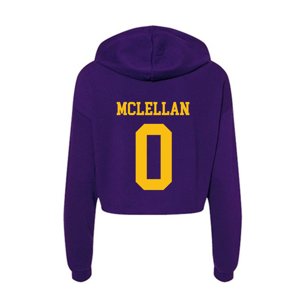 Minn. St. - NCAA Baseball : Owen McLellan - Women's Crop Fleece Hooded Sweatshirt-1