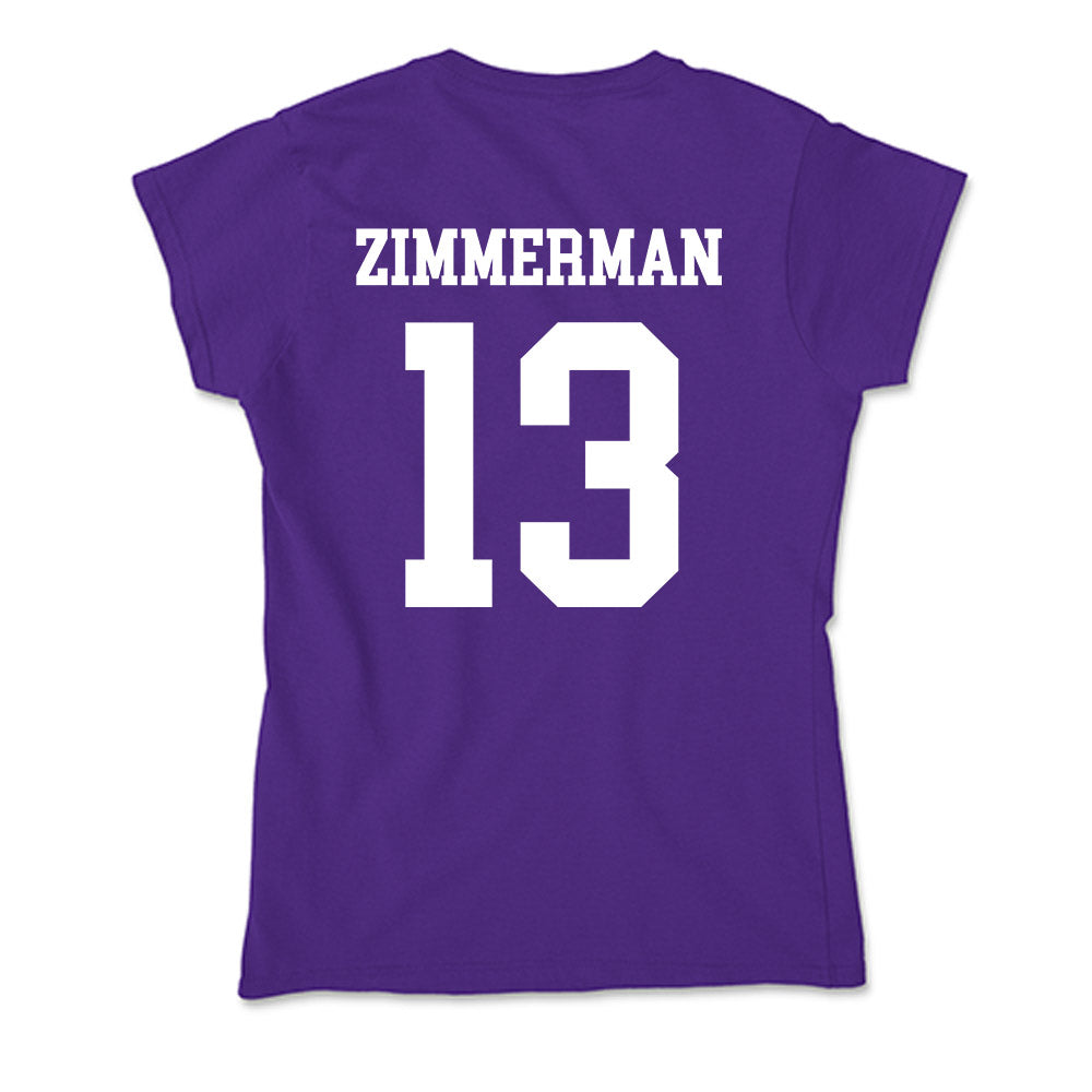 Sioux Falls - NCAA Baseball : Michael Zimmerman - Soft Style Women’s T-Shirt-1