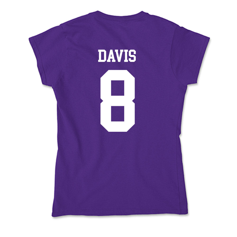 Sioux Falls - NCAA Men's Basketball : Camden Davis - Soft Style Women’s T-Shirt-1
