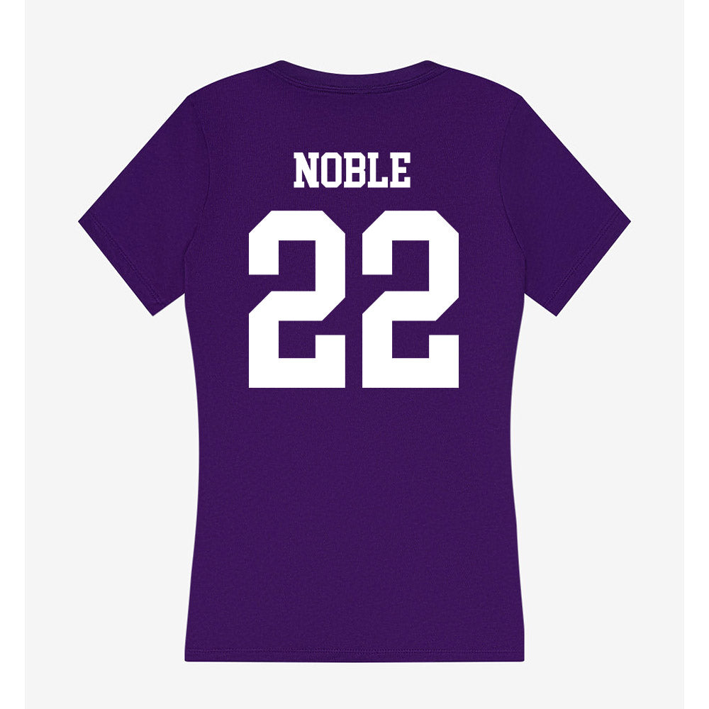Sioux Falls - NCAA Softball : Krystyn Noble - Women's V-Neck T-Shirt-1