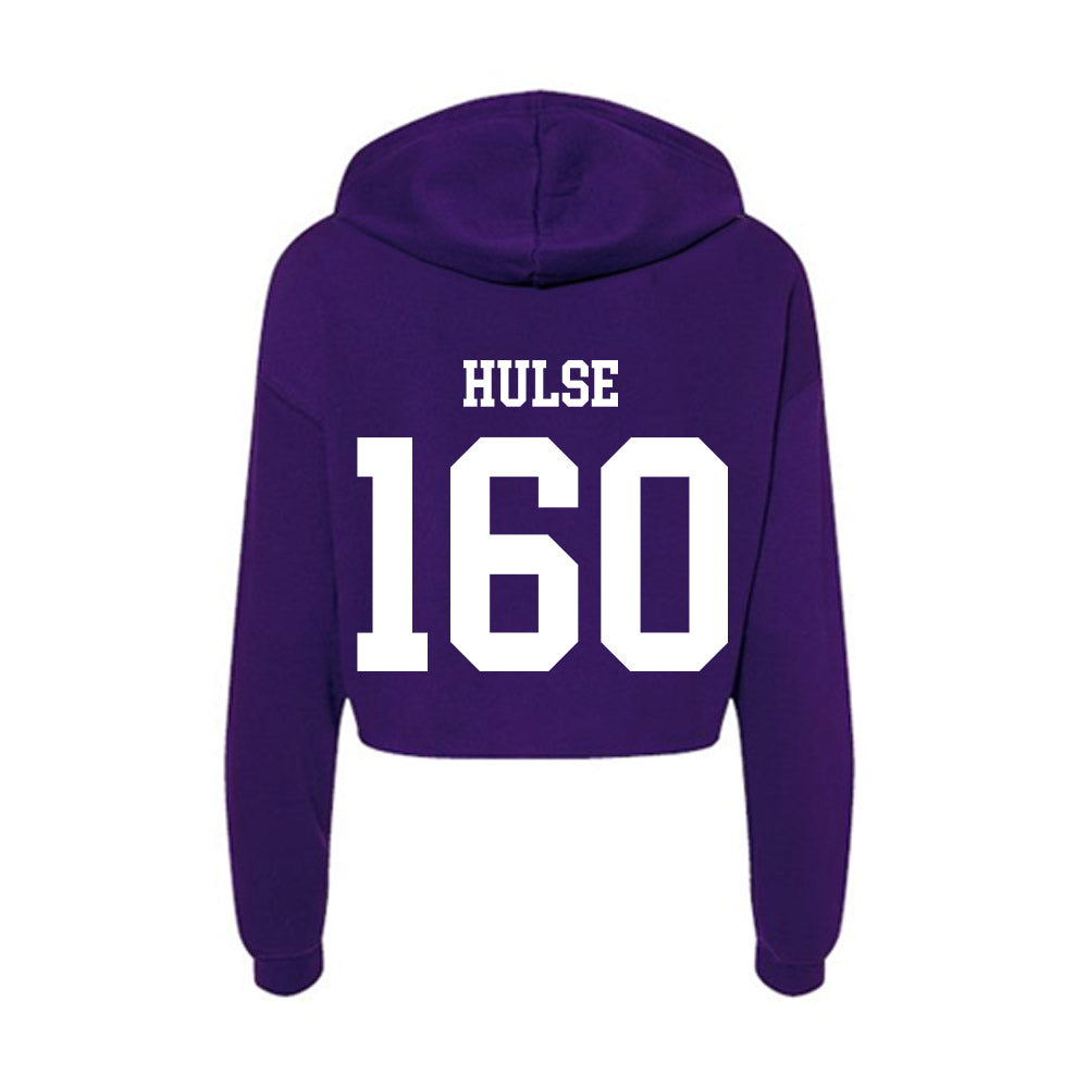 Sioux Falls - NCAA Wrestling : Kylie Hulse - Women's Crop Fleece Hoodie-1
