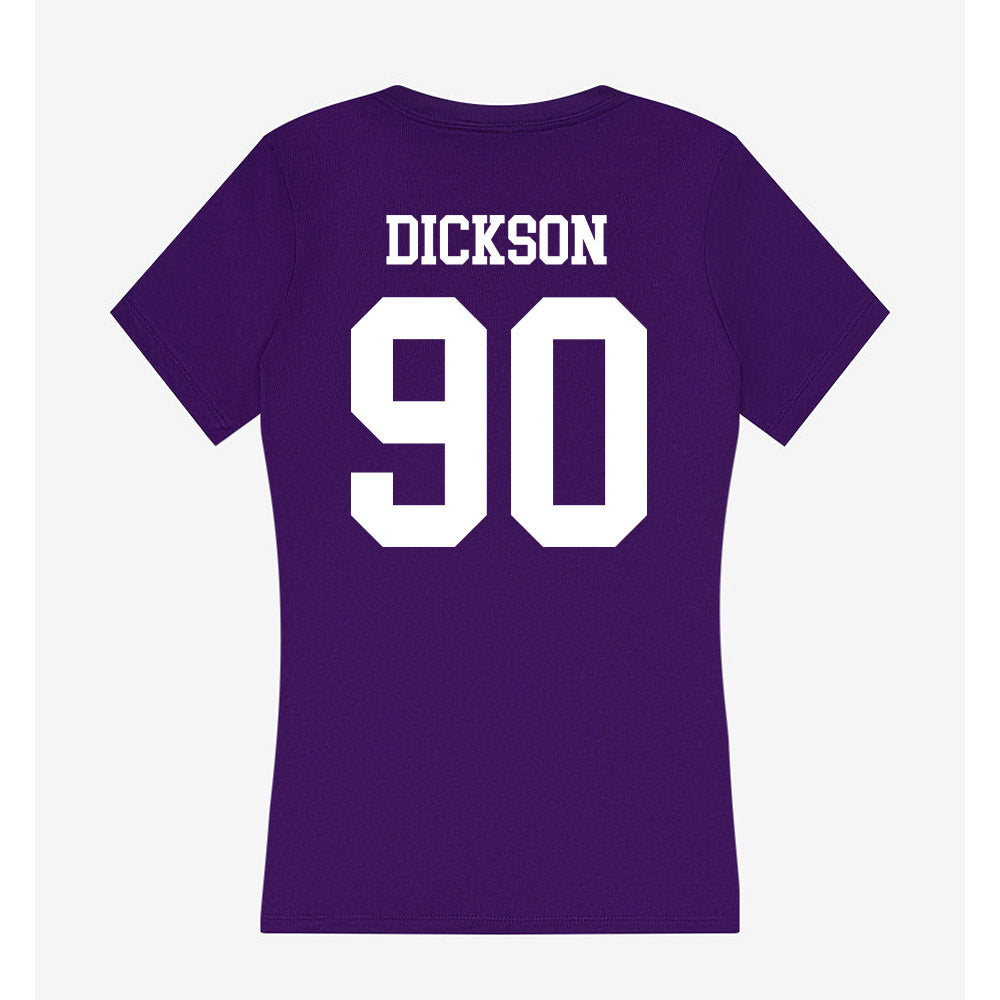 Sioux Falls - NCAA Football : Scott Dickson - Women's V-Neck T-Shirt-1