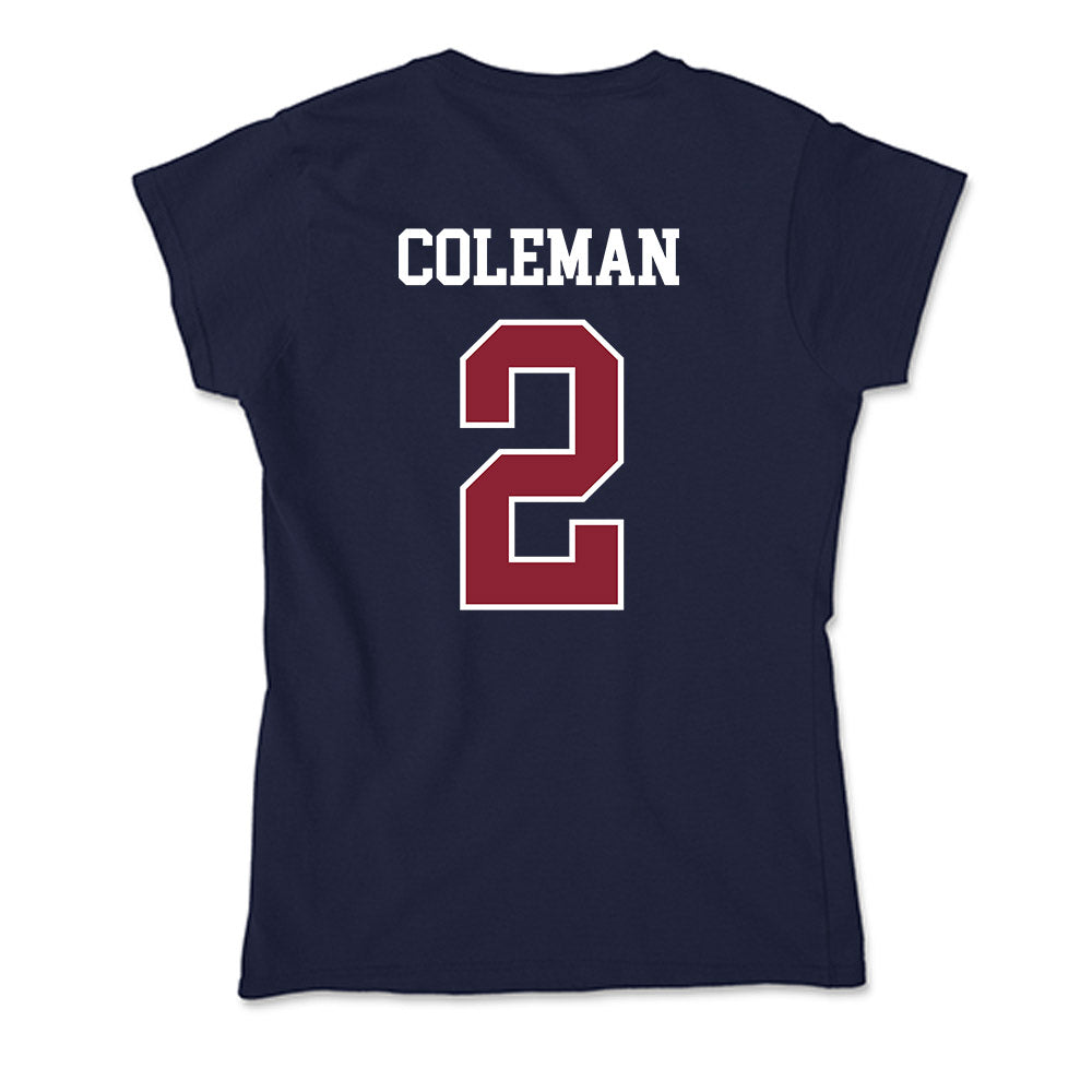 SCSU - NCAA Women's Soccer : Victoria Coleman - Soft Style Women’s T-Shirt-1