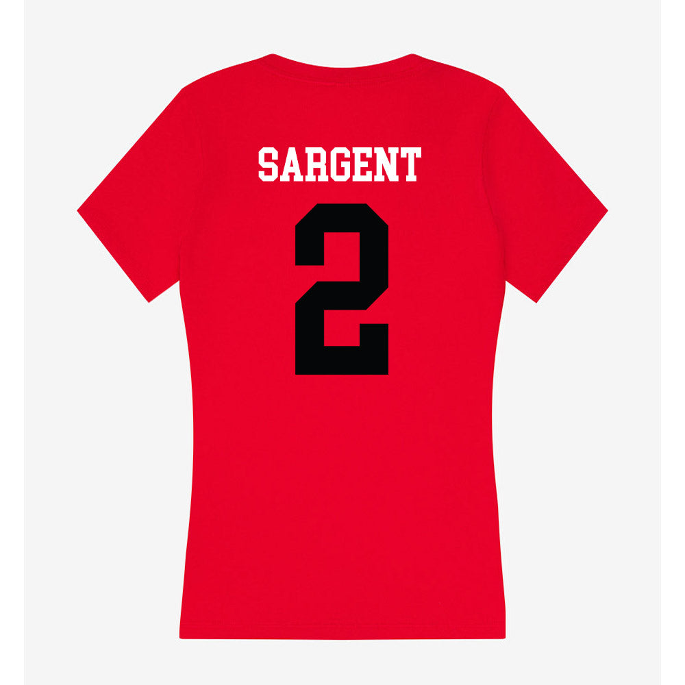 SIUE - NCAA Men's Soccer : Tyler Sargent - Women's V-Neck T-Shirt-1
