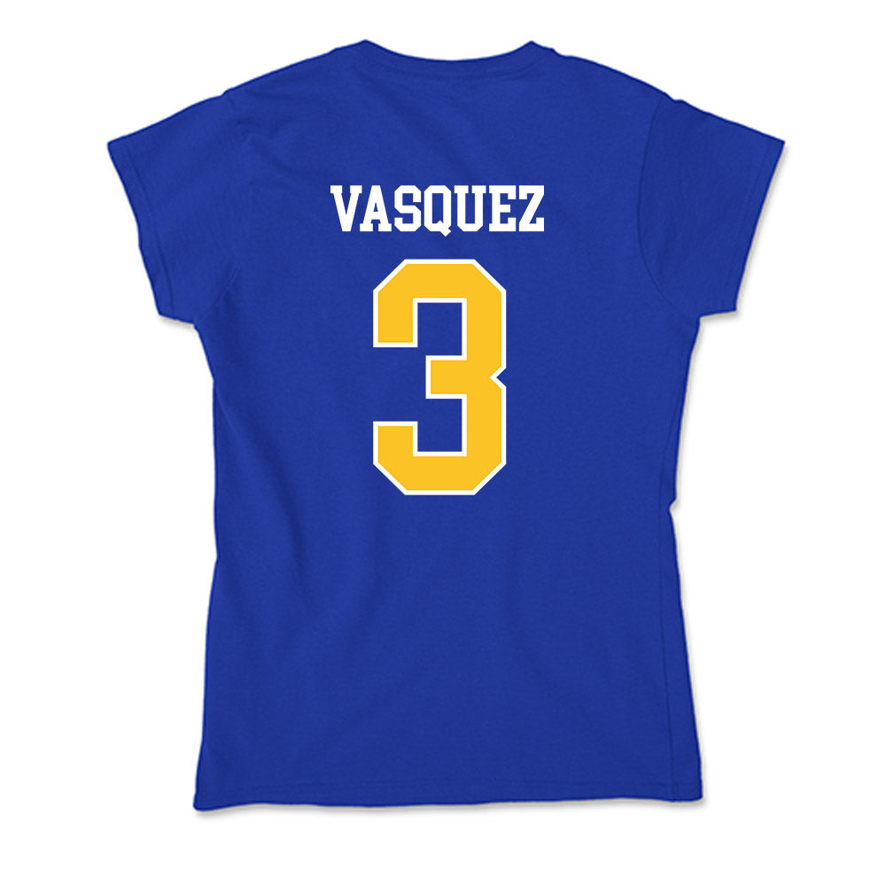 TAMUK - NCAA Beach Volleyball : Kalani Vasquez - Soft Style Women’s T-Shirt-1