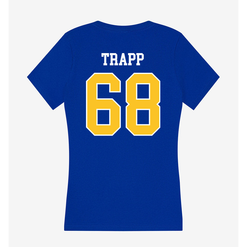 TAMUK - NCAA Football : Jayden Trapp - Women's V-Neck T-Shirt-1