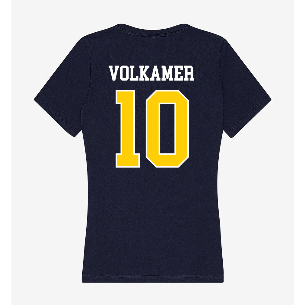 UCSC - NCAA Men's Soccer : Torin Volkamer - Women's V-Neck T-Shirt-1